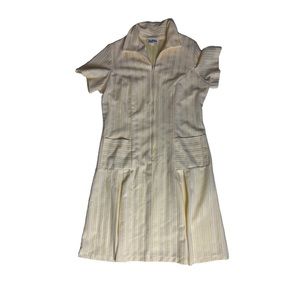 Womens Vintage Sue Sherry New York yellow stripe